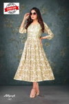 Autograph Vol 1 By Beauty Foil Printed Anarkali Kurtis Wholesale Shop In Surat
